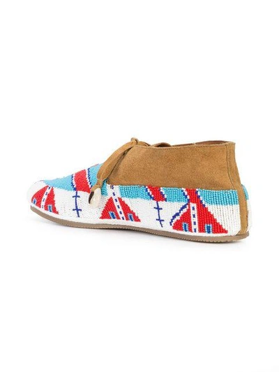 Shop Figue Wolf Loafers - Multicolour