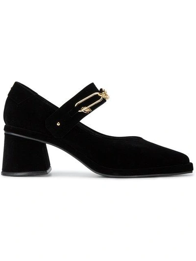 Shop Reike Nen Black Mary Janes 60 Velvet Pumps