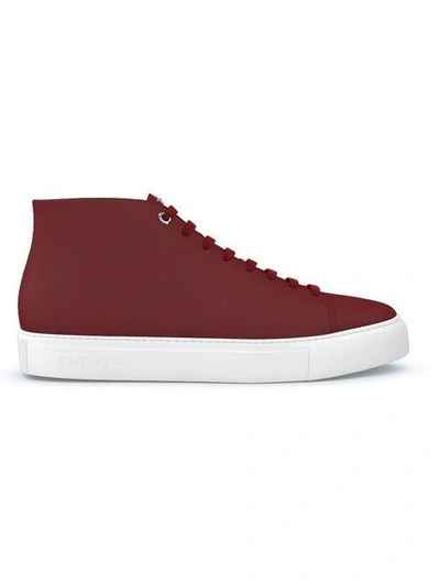 Shop Swear Vyner Hi-top Sneakers - Red