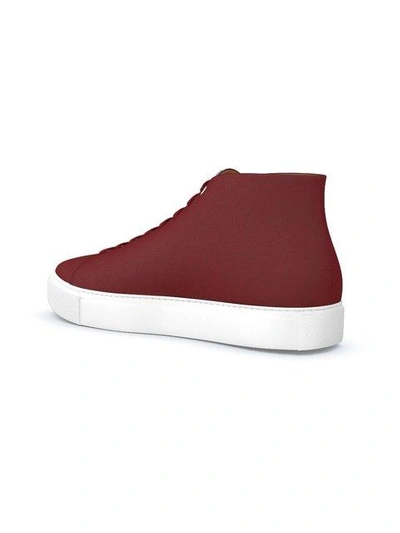 Shop Swear Vyner Hi-top Sneakers - Red