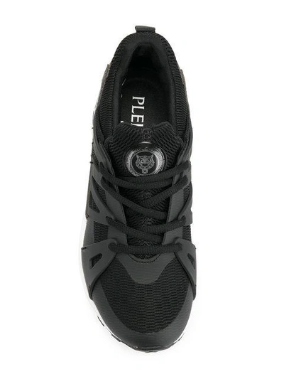Shop Plein Sport Storm Sneakers In Black