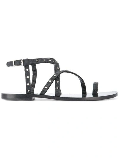 Senso Cassandra Strappy Sandals In Black