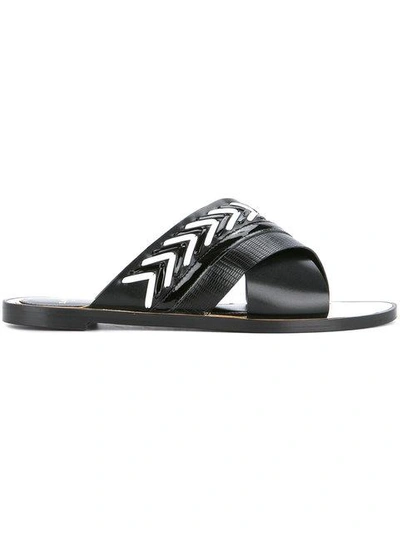 Shop Lanvin Crossover Sandals