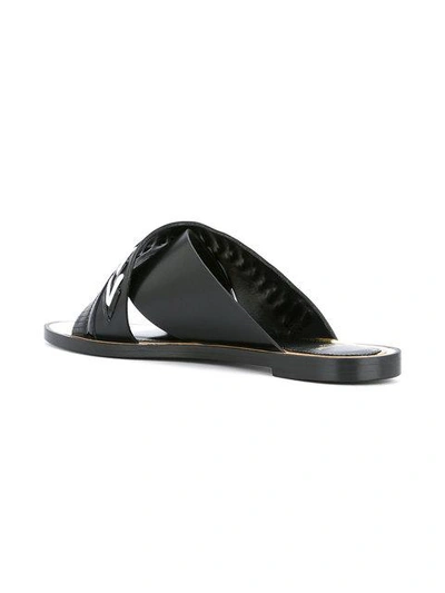 Shop Lanvin Crossover Sandals