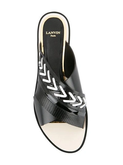 Shop Lanvin Crossover Sandals