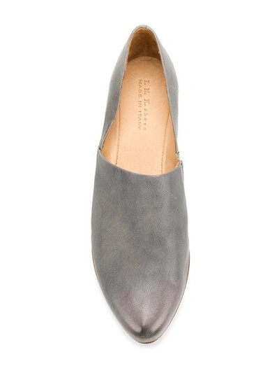 Shop Ink Pointed Tip Pumps In Grey