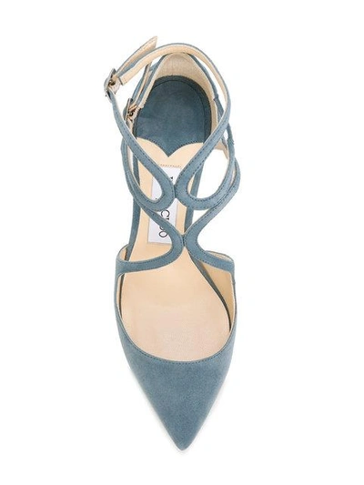 Shop Jimmy Choo Lancer 85 Pumps - Blue