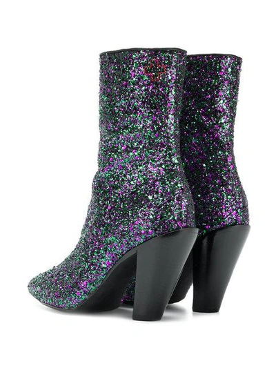 Shop A.f.vandevorst Glitter Boots In Pink