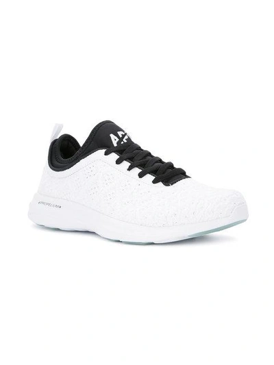 Shop Apl Athletic Propulsion Labs Apl Techloom Lace-up Sneakers - White