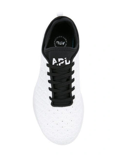 Shop Apl Athletic Propulsion Labs Apl Techloom Lace-up Sneakers - White