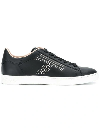 Shop Tod's T Lace In Black