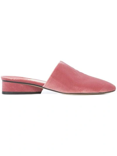 Shop Paul Andrew Pisa Mules In Pink