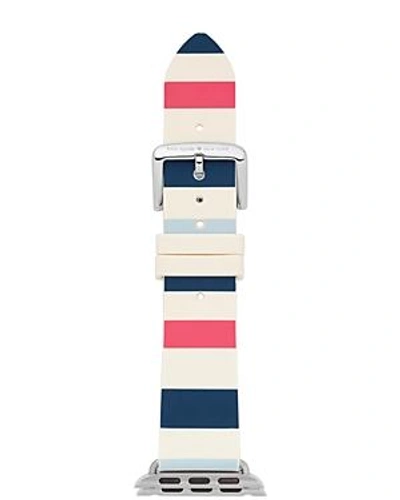 Shop Kate Spade New York Striped Apple Watch Strap In Multi