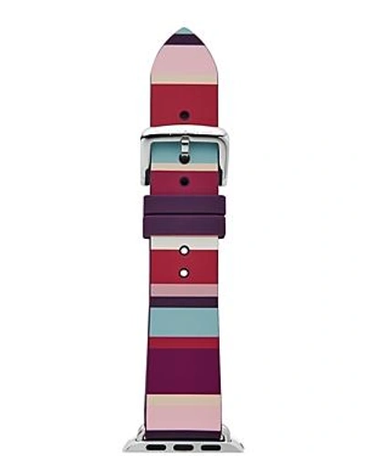 Shop Kate Spade New York Multicolored Silicone Apple Watch Strap