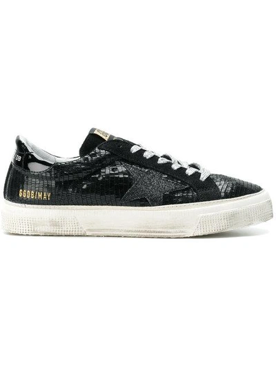 Shop Golden Goose May Sneakers In Black