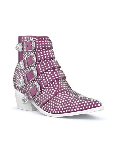 Shop Toga Aj006 Michael Boots In Pink