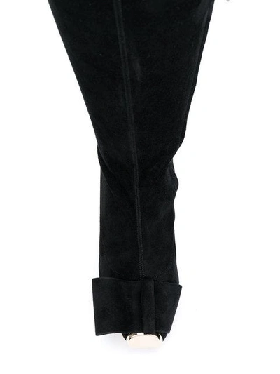 Shop Valentino Garavani Over-the-knee Boots - Farfetch In Black
