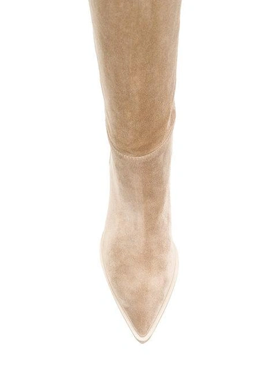 Shop Gianvito Rossi Mid-calf Boots - Neutrals