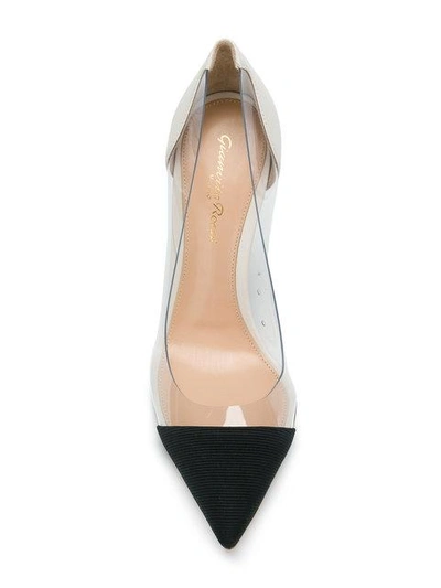 Shop Gianvito Rossi Plexi Pumps