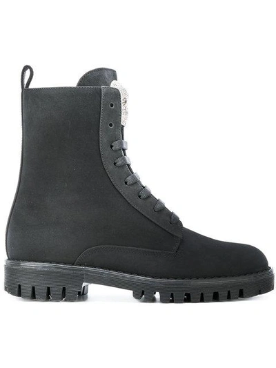 Shop Philipp Plein Dary Boots - Black