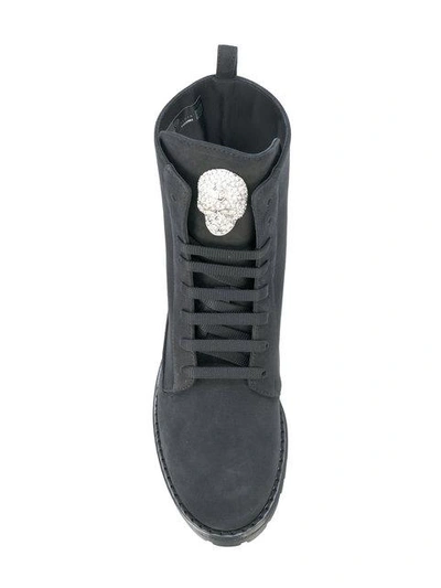 Shop Philipp Plein Dary Boots - Black
