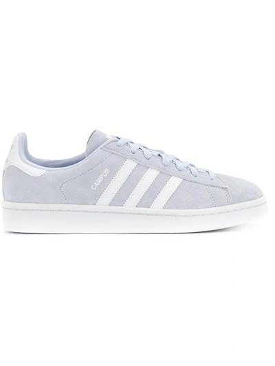 Shop Adidas Originals Campus Sneakers In Blue