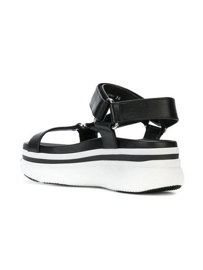 Shop Prada Touch Strap Platform Sandals