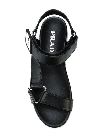 Shop Prada Touch Strap Platform Sandals