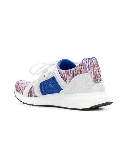 Shop Adidas By Stella Mccartney Knitted Sporty Sneakers In White