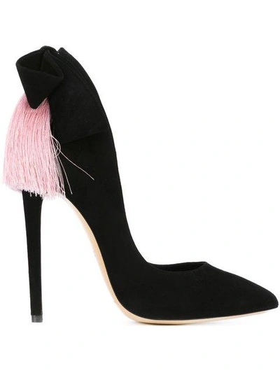 Shop Aleksander Siradekian 'izo' Tassel Pumps - Black