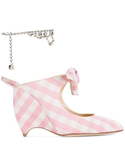 Shop Liudmila X Avigail Collins The Boy Is Mine 90 Mules In Pink