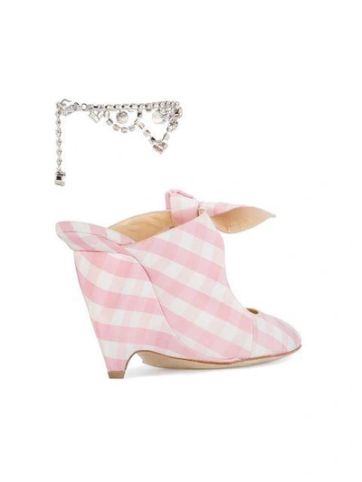 Shop Liudmila X Avigail Collins The Boy Is Mine 90 Mules In Pink