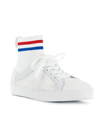 Shop Ash Ninja Knit Sneakers In White