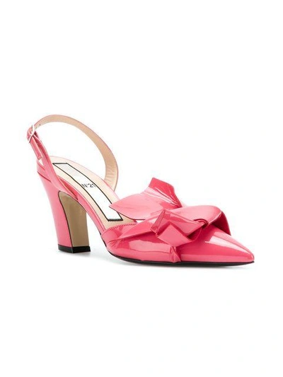 Shop N°21 Abstract Bow Slingback Pumps