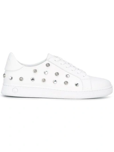 Shop Versus Lion Studs Trainers In White