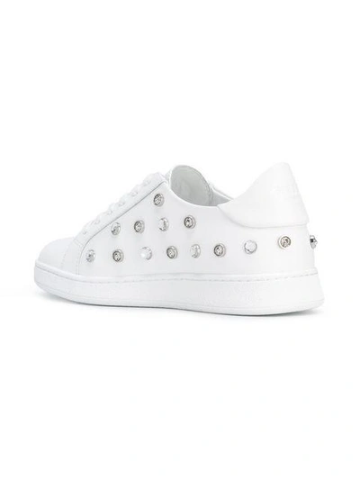 Shop Versus Lion Studs Trainers In White