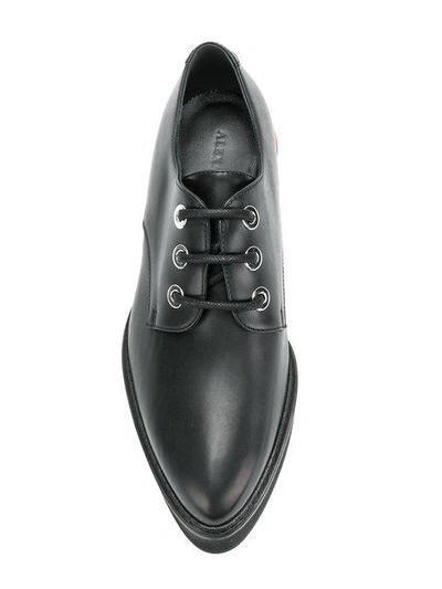 Shop Alexander Mcqueen Lace-up Flatform Shoes - Black