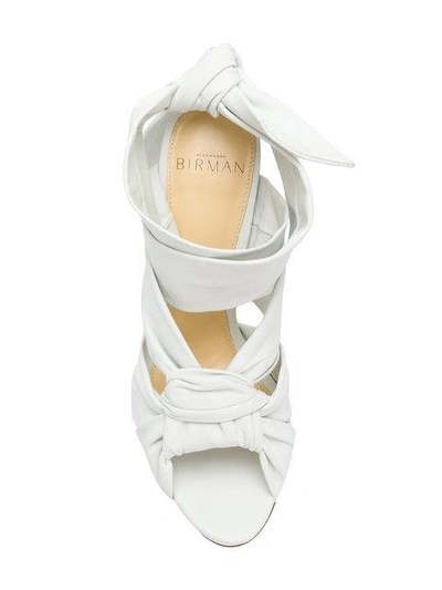 Shop Alexandre Birman Maleah Sandals In White