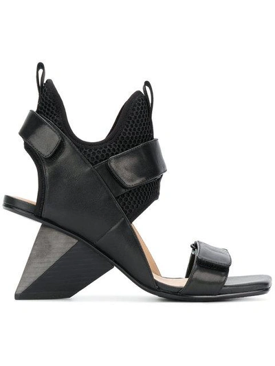 Shop United Nude Touch Strap Sandals In Black