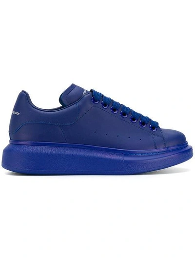 Shop Alexander Mcqueen Oversized Sneakers In Blue