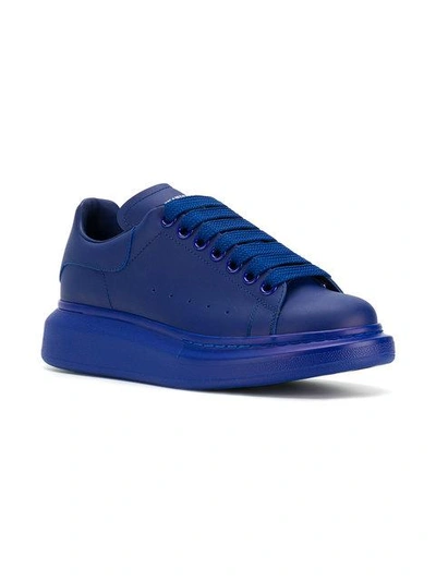 Shop Alexander Mcqueen Oversized Sneakers In Blue