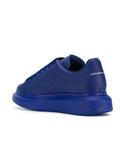 Shop Alexander Mcqueen Oversized Sneakers In Blue