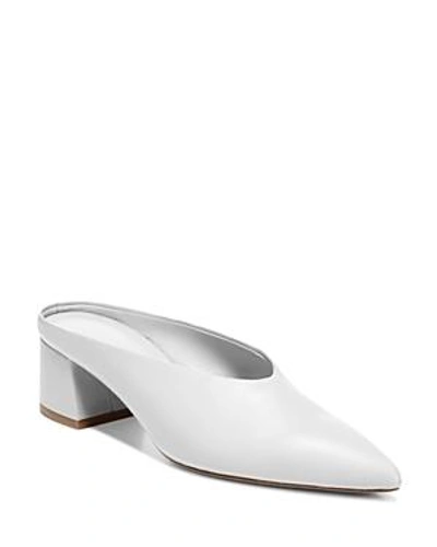 Shop Vince Women's Ralston Leather Mules In Horchata