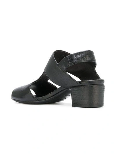 Shop Marsèll Cut-detail Sandals - Black