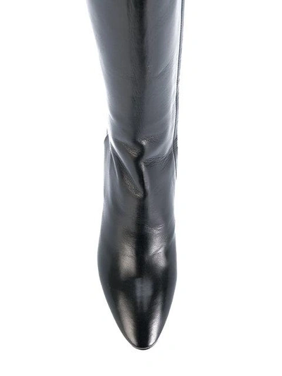 Shop David Beauciel Dora Mid Calf Length Boots - Black