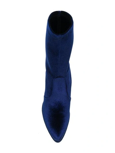 Shop Stuart Weitzman Prancer Boots - Blue