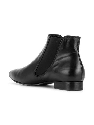 Shop P.a.r.o.s.h . Elasticated Panel Ankle Boots - Black