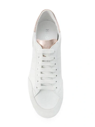 Shop Hogan Platform Sneakers In White