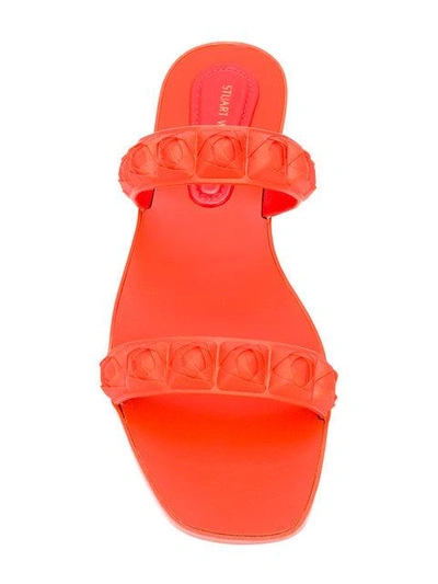 Shop Stuart Weitzman Rosita Sandals In Orange