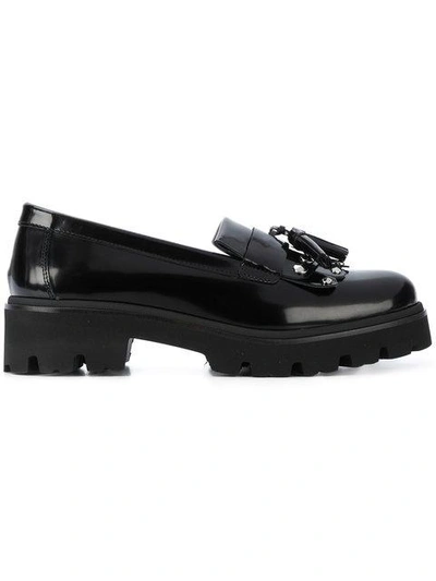 Shop Baldinini Tassel Loafers - Black